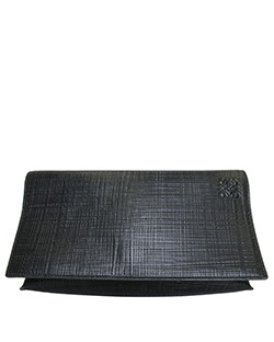 Flap Shoulder Bag, Leather, Black 101612, DB, 3